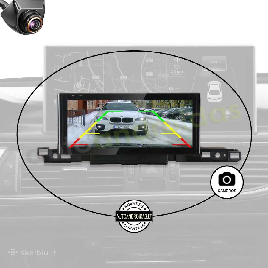 Audi A6 C7 A6l A7 2012-2019 Android multimedia GPS - nuotraukos Nr. 6