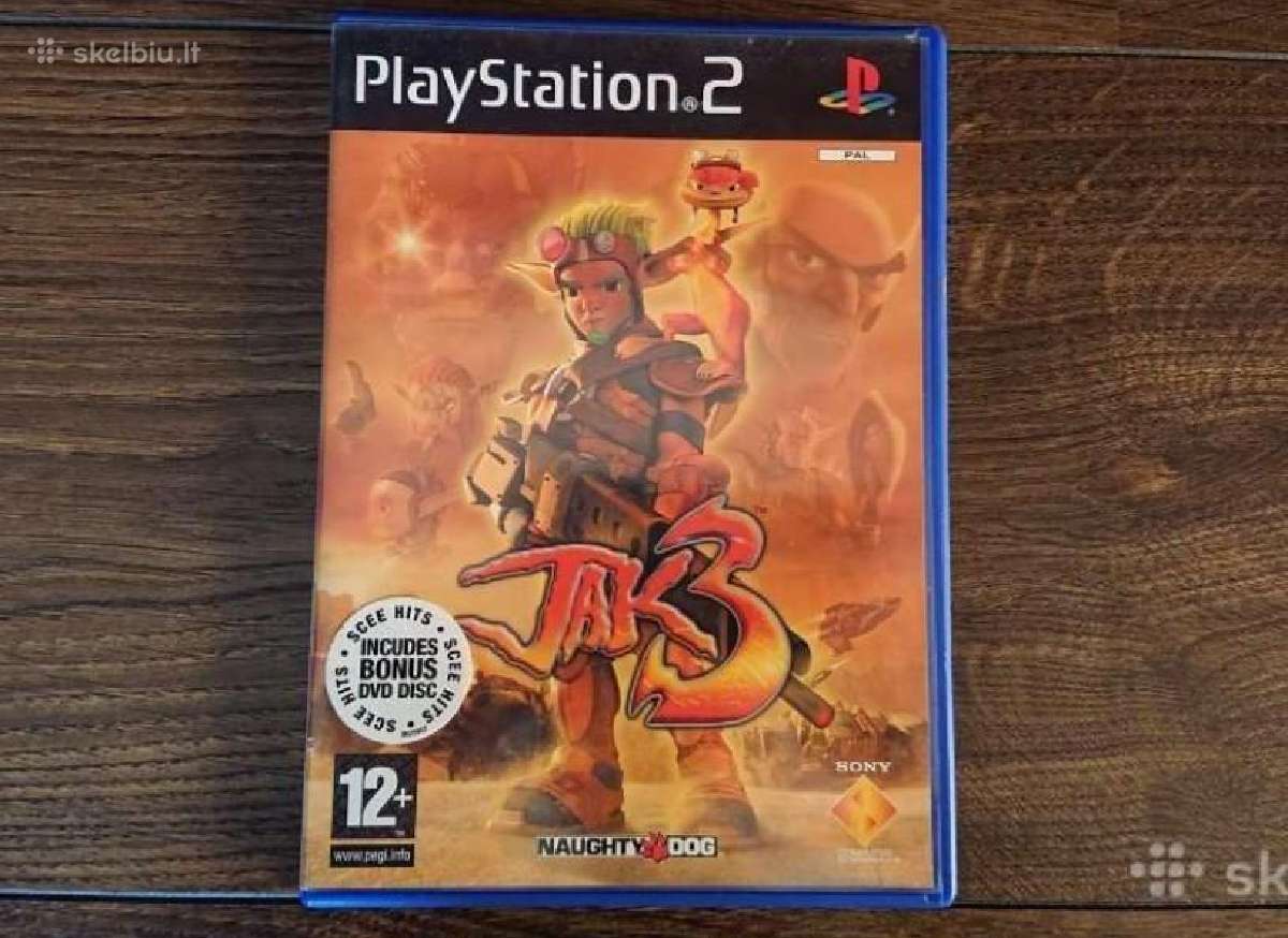 Original topinis ps2 zaidimas Jak3 - nuotraukos Nr. 3