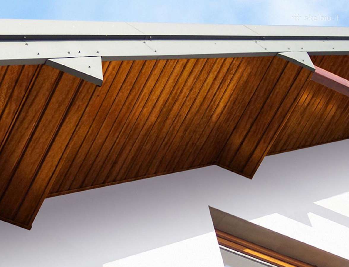 Pvc stogo pakalimai Soffit - nuotraukos Nr. 2