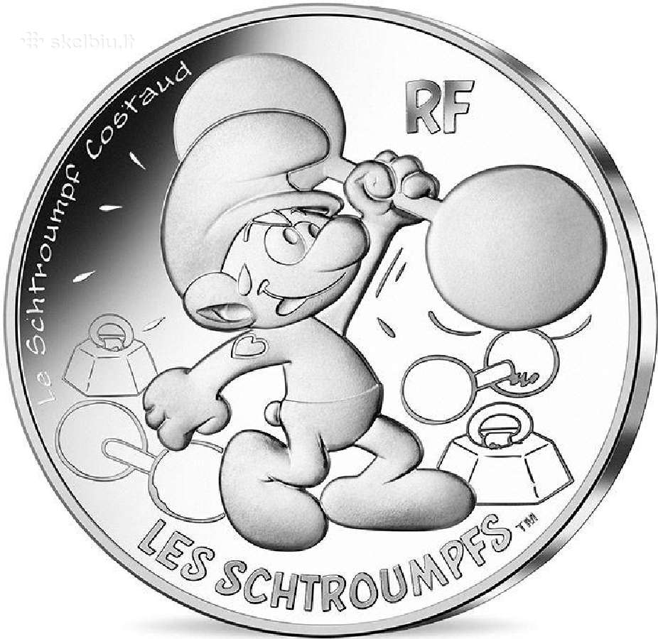 Prancūzija 2020 10 eurų Smurfų serija - nuotraukos Nr. 6