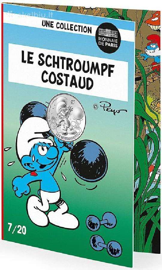 Prancūzija 2020 10 eurų Smurfų serija - nuotraukos Nr. 7