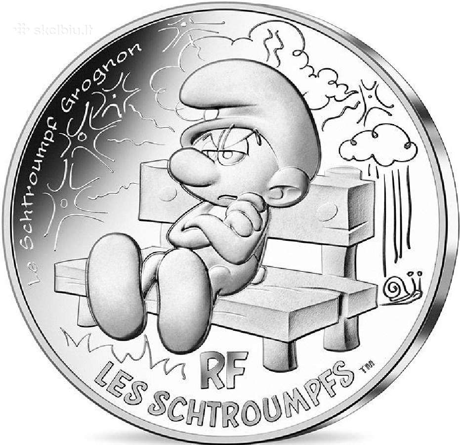 Prancūzija 2020 10 eurų Smurfų serija - nuotraukos Nr. 9