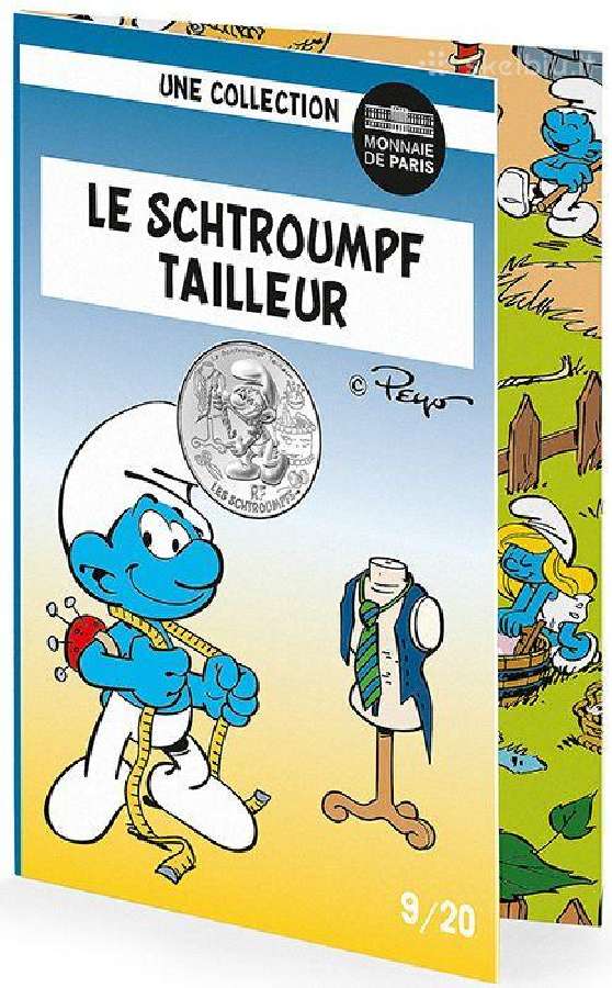 Prancūzija 2020 10 eurų Smurfų serija - nuotraukos Nr. 10
