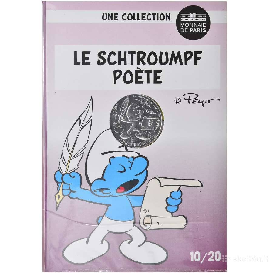 Prancūzija 2020 10 eurų Smurfų serija - nuotraukos Nr. 13