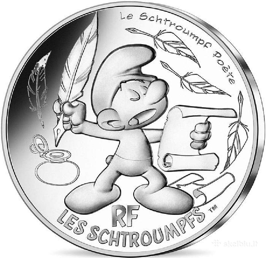 Prancūzija 2020 10 eurų Smurfų serija - nuotraukos Nr. 14