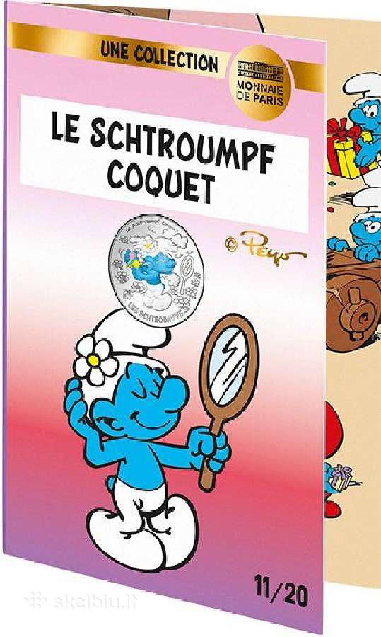 Prancūzija 2020 10 eurų Smurfų serija - nuotraukos Nr. 15