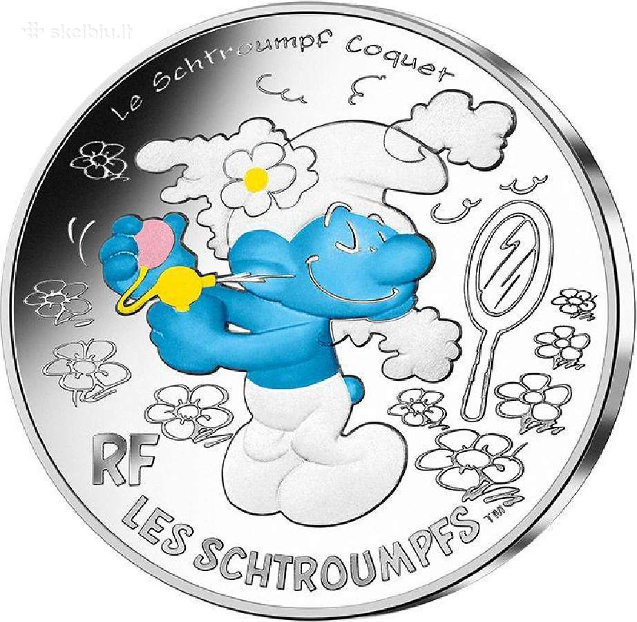 Prancūzija 2020 10 eurų Smurfų serija - nuotraukos Nr. 16