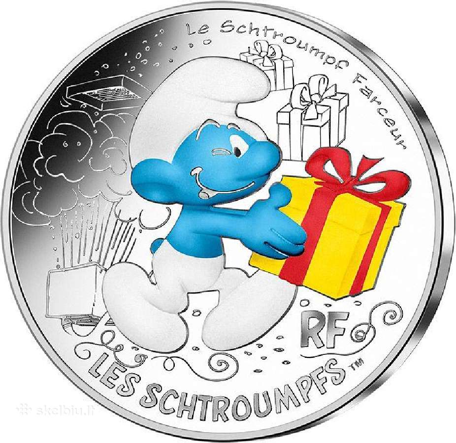 Prancūzija 2020 10 eurų Smurfų serija - nuotraukos Nr. 18