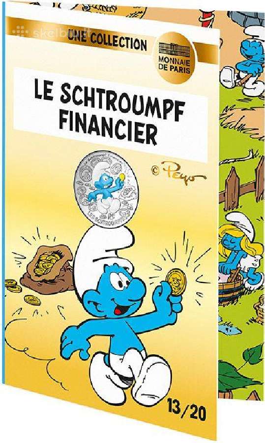 Prancūzija 2020 10 eurų Smurfų serija - nuotraukos Nr. 20