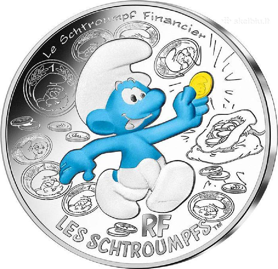 Prancūzija 2020 10 eurų Smurfų serija - nuotraukos Nr. 21