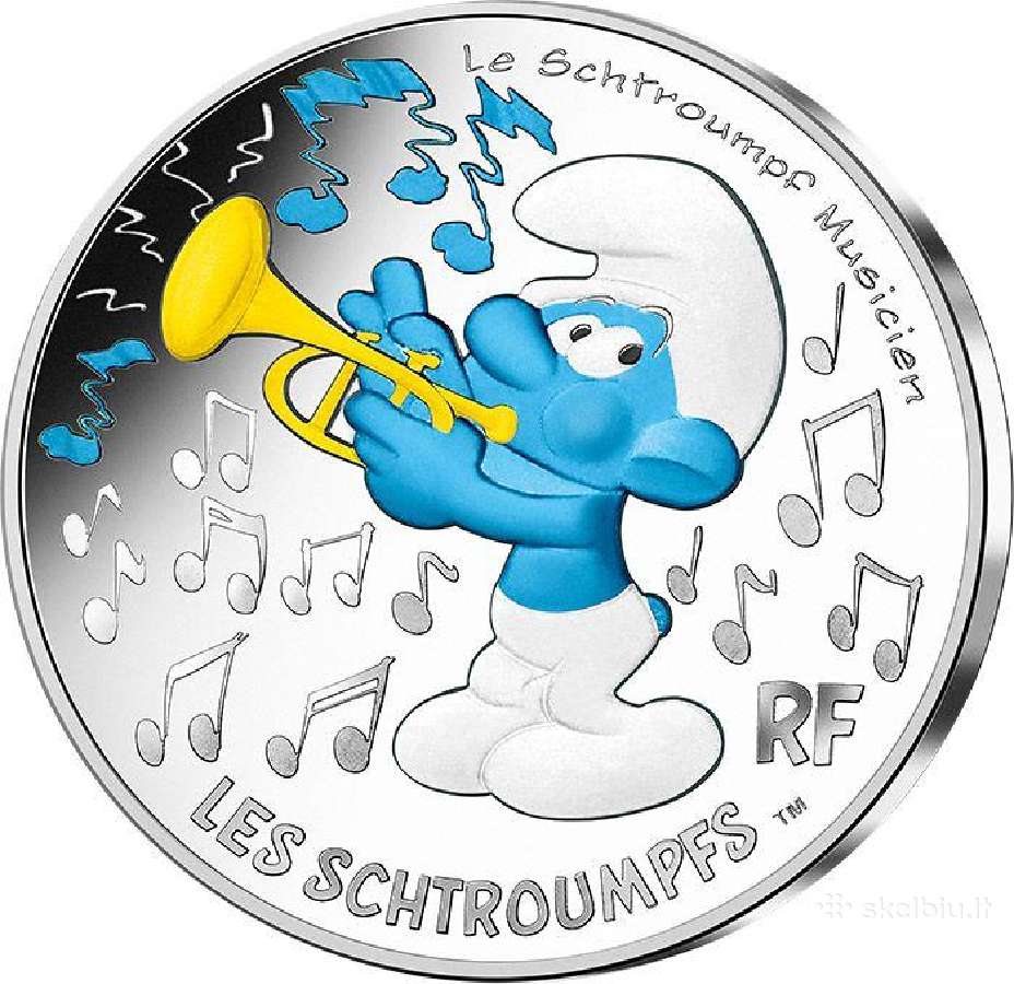 Prancūzija 2020 10 eurų Smurfų serija - nuotraukos Nr. 23