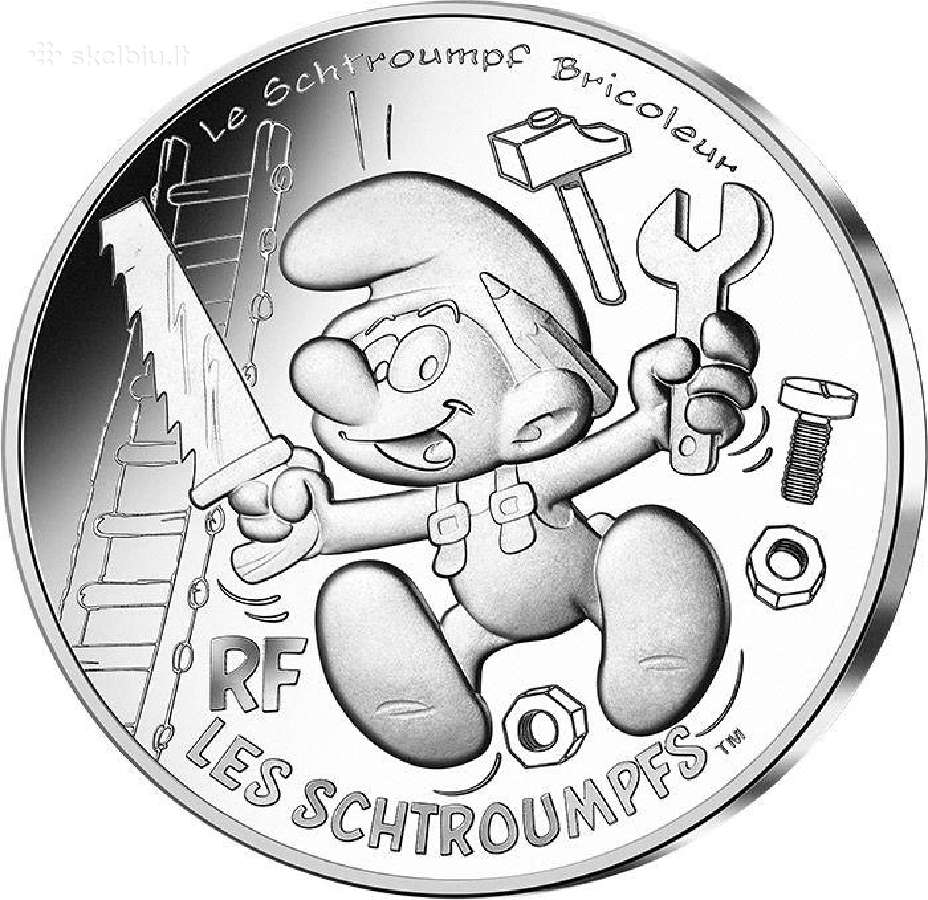 Prancūzija 2020 10 eurų Smurfų serija - nuotraukos Nr. 28
