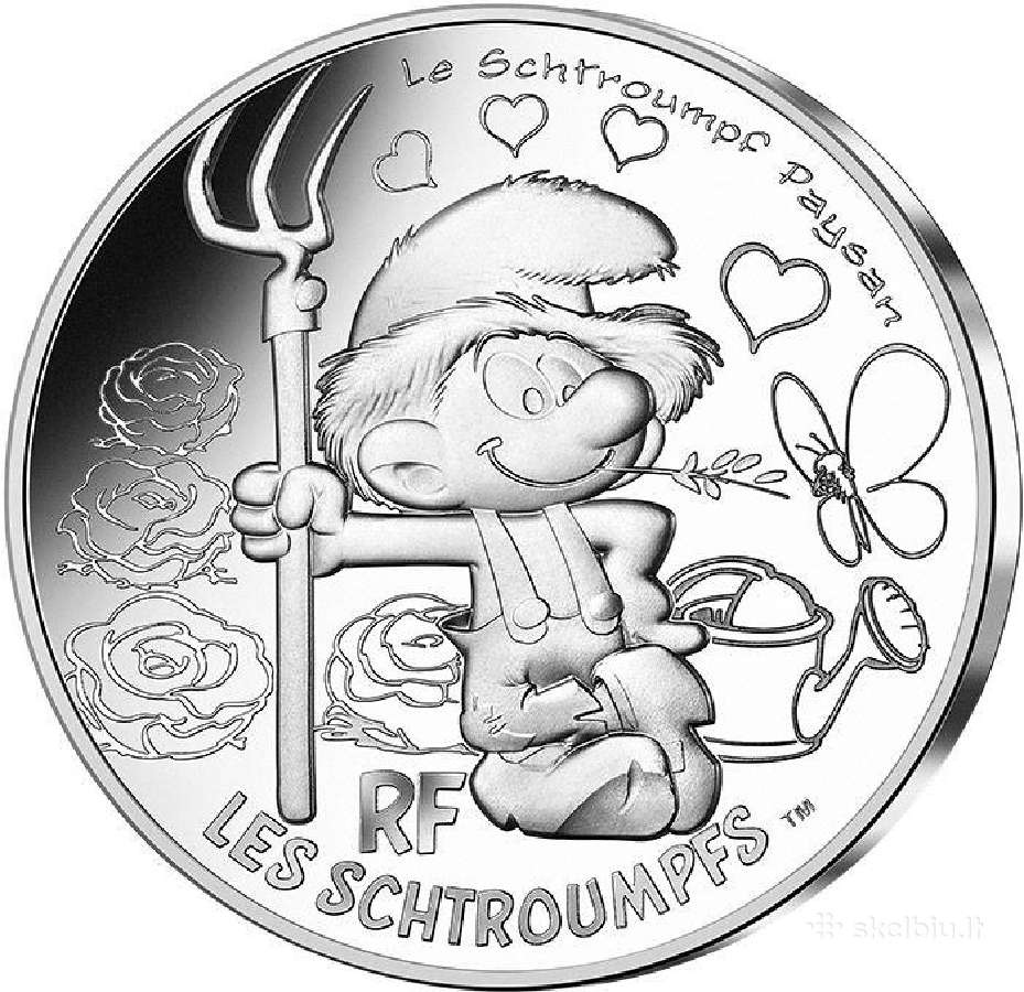 Prancūzija 2020 10 eurų Smurfų serija - nuotraukos Nr. 32