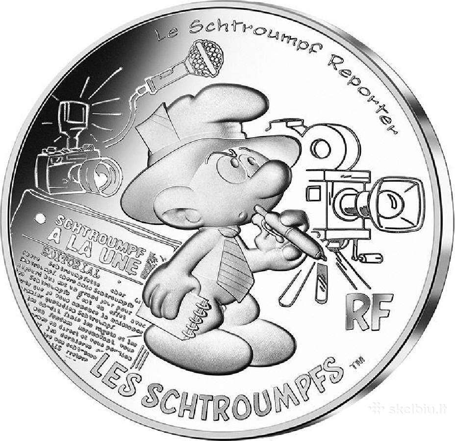 Prancūzija 2020 10 eurų Smurfų serija - nuotraukos Nr. 36