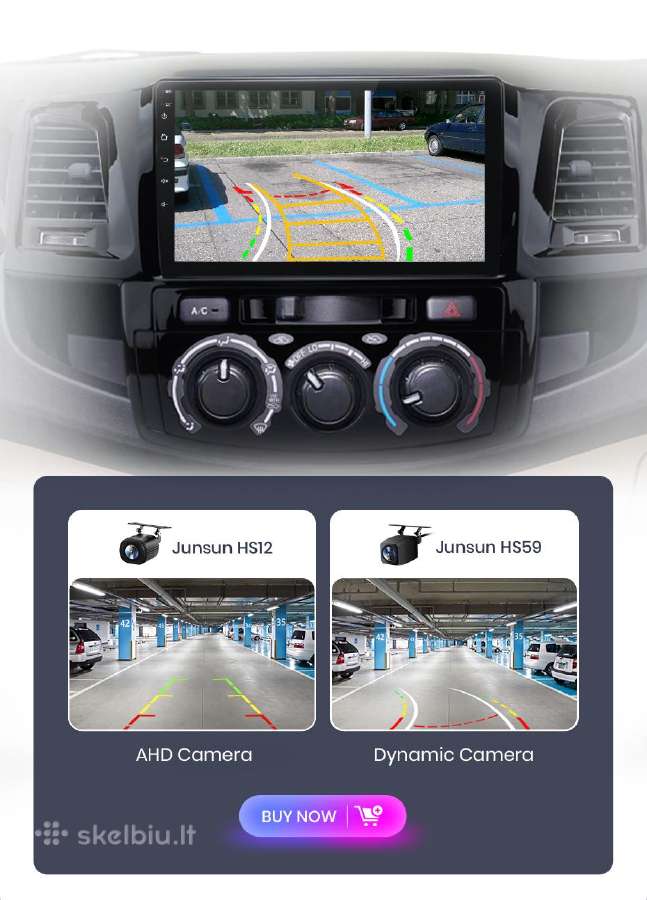 Toyota Hilux 2007-2020 android multimedija - nuotraukos Nr. 10