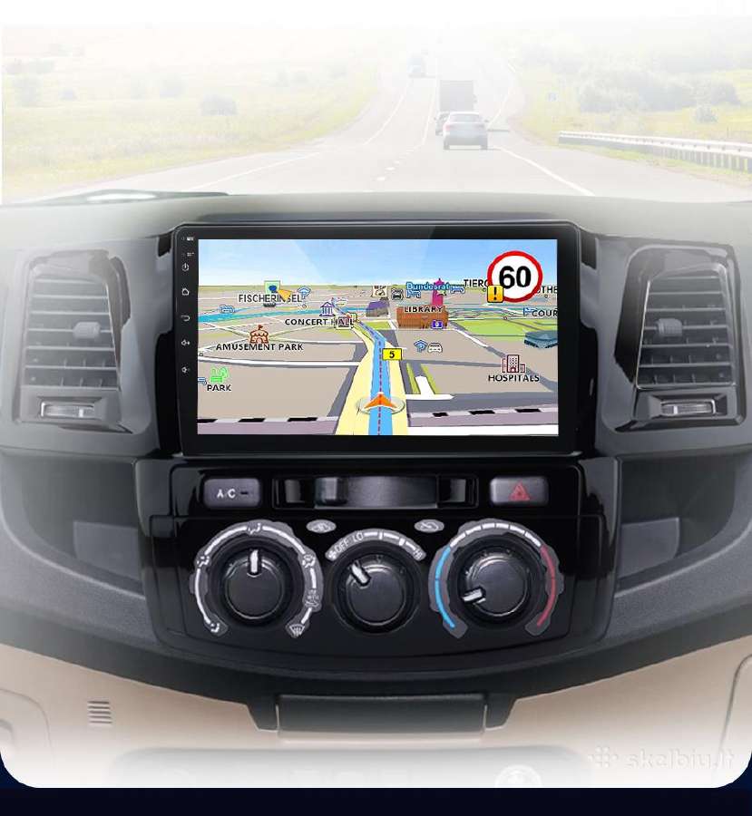 Toyota Hilux 2007-2020 android multimedija - nuotraukos Nr. 13