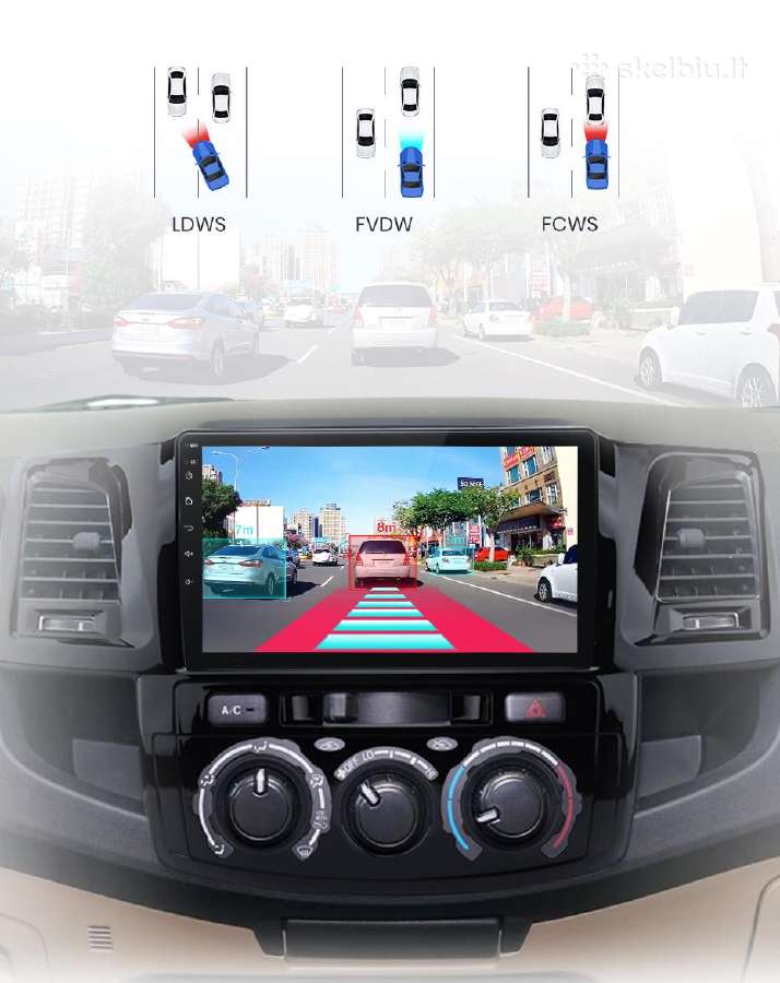 Toyota Hilux 2007-2020 android multimedija - nuotraukos Nr. 14