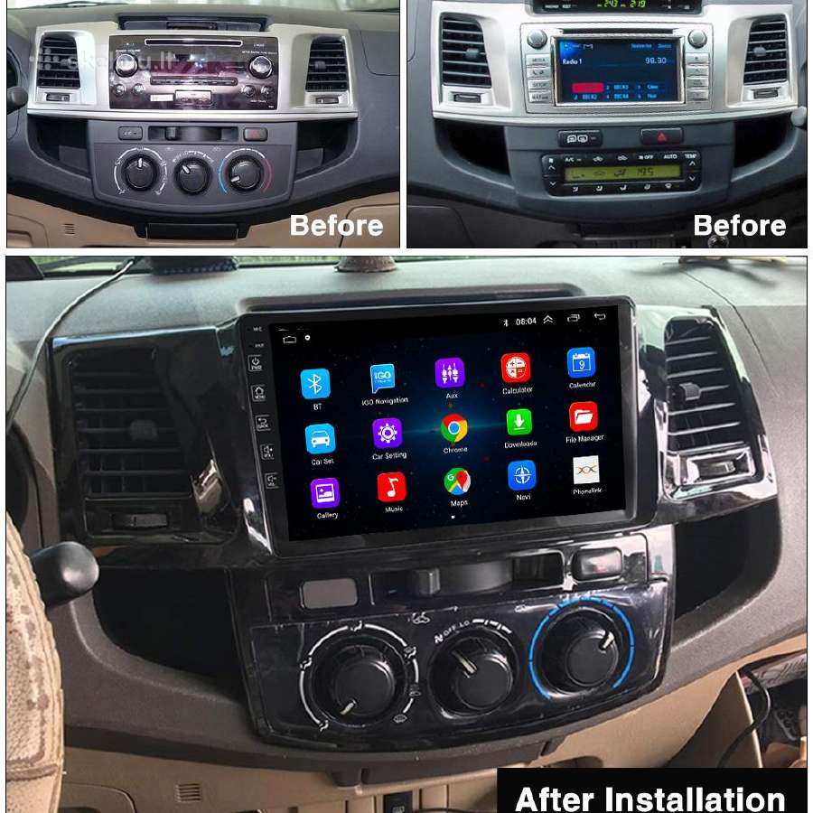 Toyota Hilux 2007-2020 android multimedija - nuotraukos Nr. 8