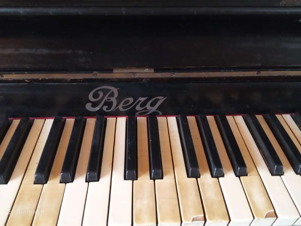 Antikvarinis pianinas Berg - nuotraukos Nr. 4