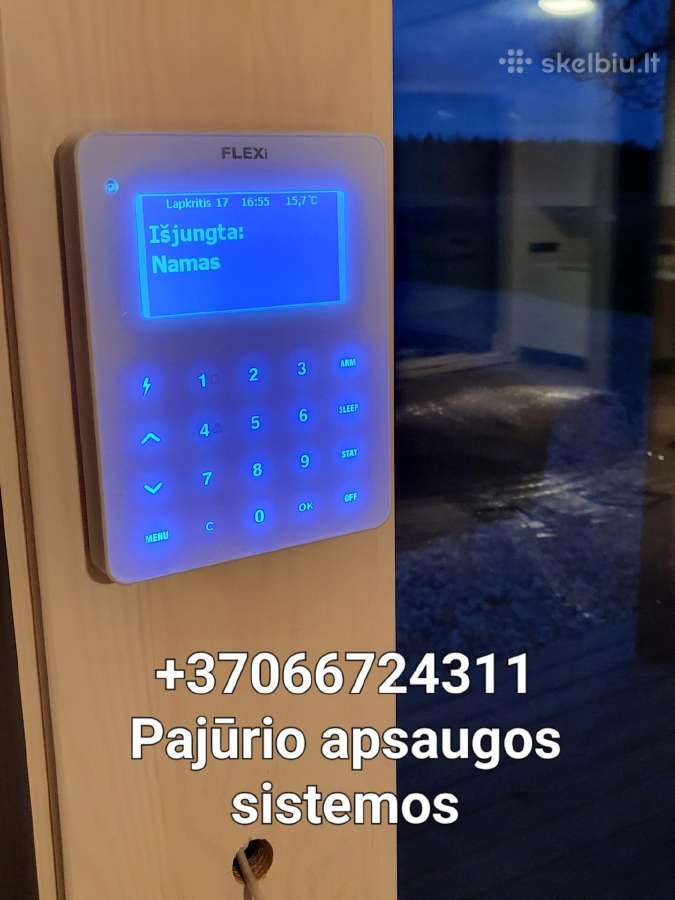 Signalizacijos, vaizdo kameros, priešgaisrinės.