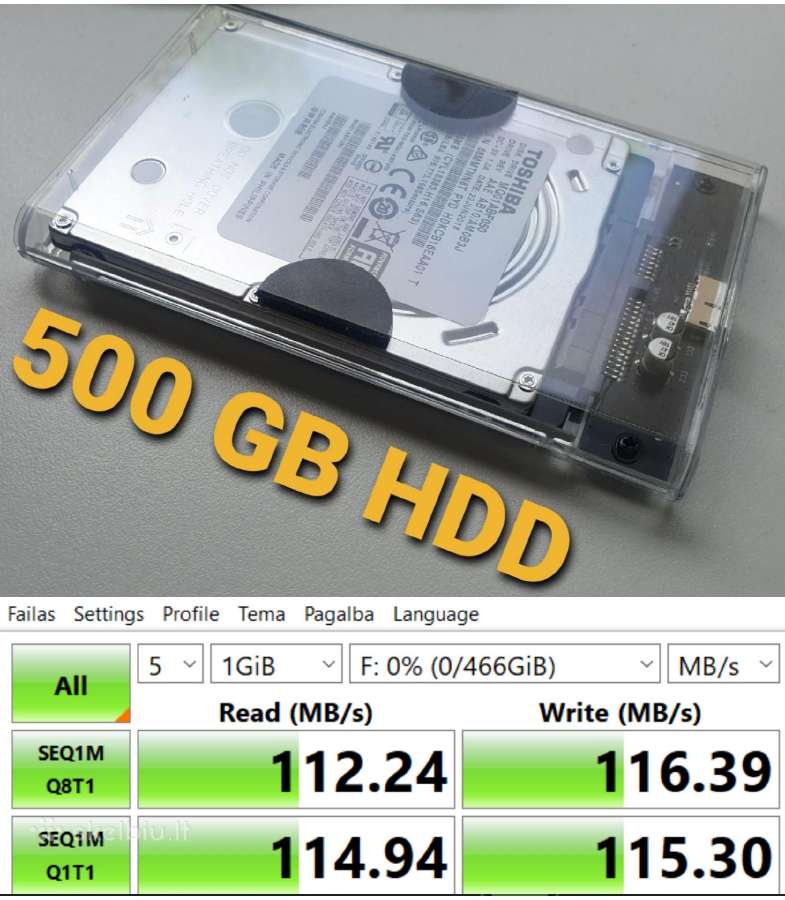Kietasis diskas 500gb