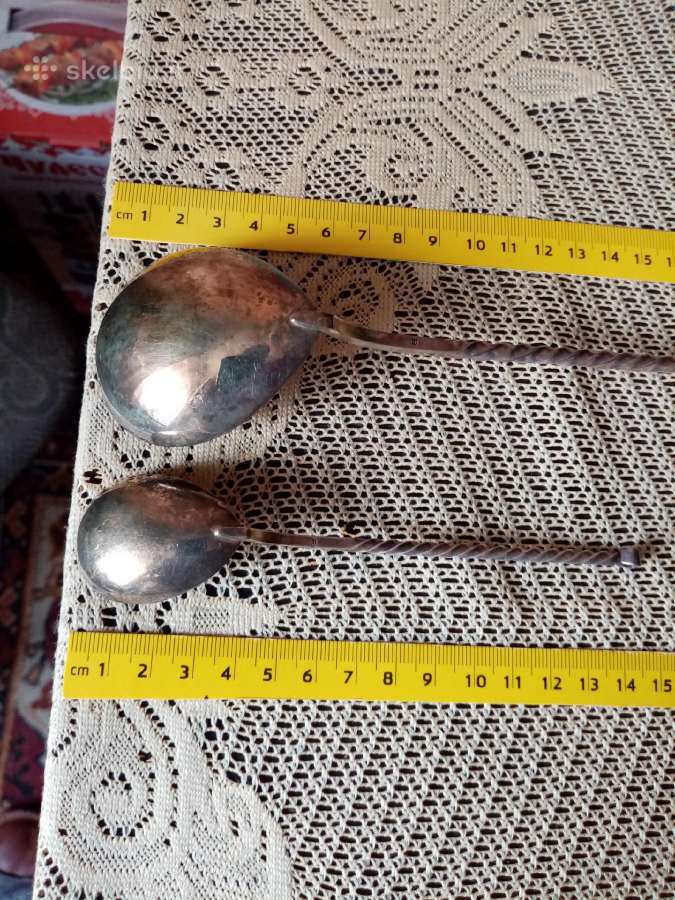 CcCCCP gamybos šaukštai 2 vnt . Nenaudoti - Nauji. - nuotraukos Nr. 4
