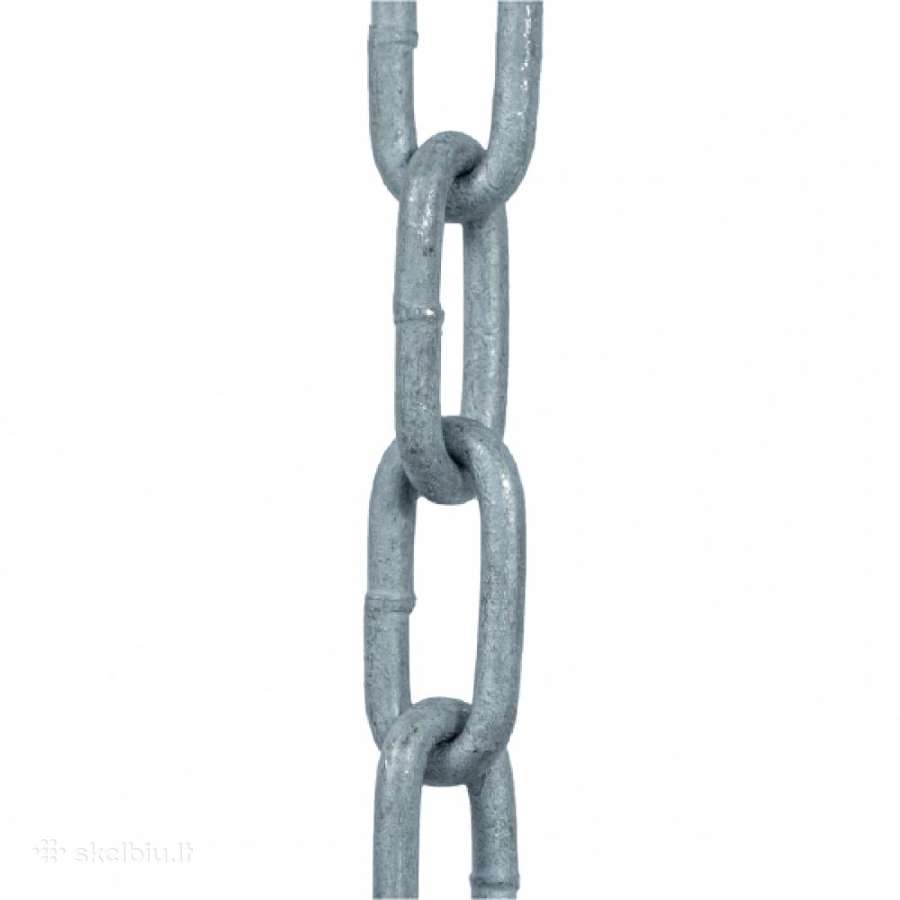 Ilgagrandės cinkuotos grandinės (10mm,13mm,16mm)