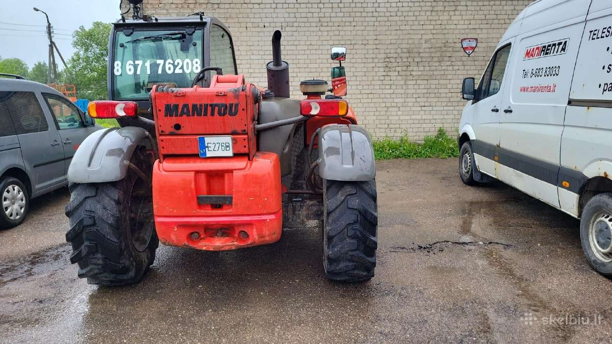Teleskopinio krautuvo Manitou nuoma be operatoriau - nuotraukos Nr. 4