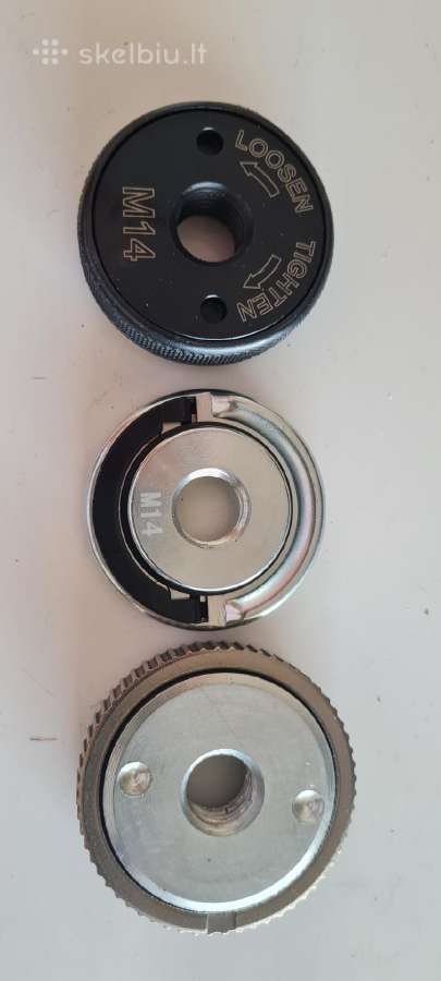 Kampinio šlifuoklio veržlė