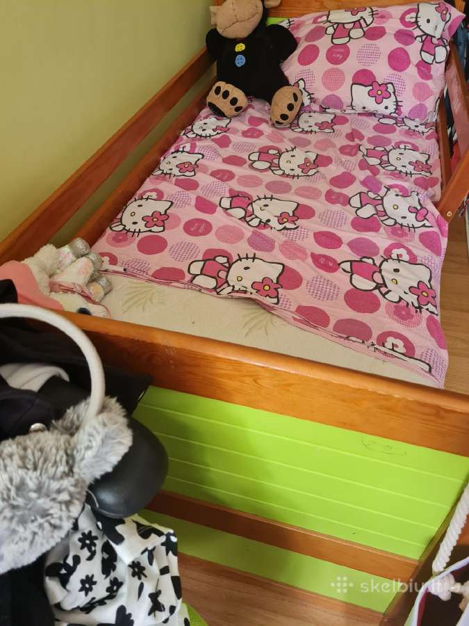 Lova paaugusiam su aloe vera čiužiniu 80120