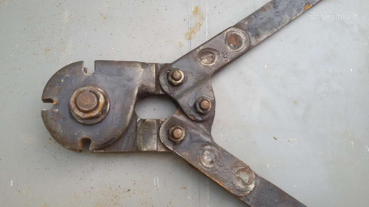 Žirklės metalo vielai trosui blombom kirpti - nuotraukos Nr. 3