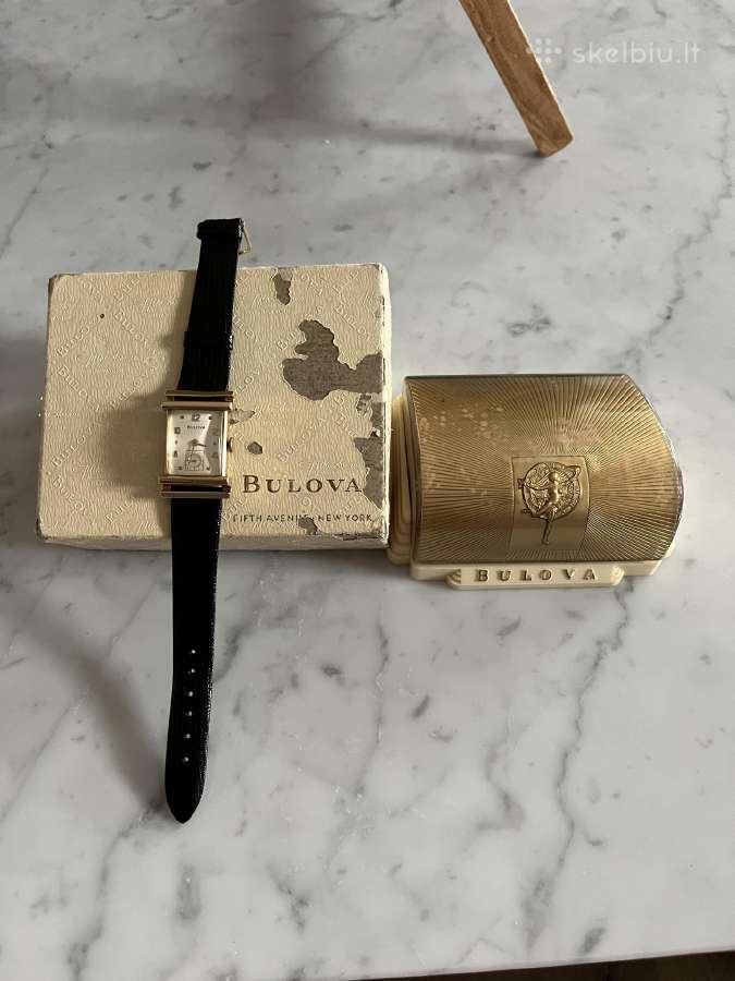 Auksinis laikrodis Bulova - nuotraukos Nr. 2