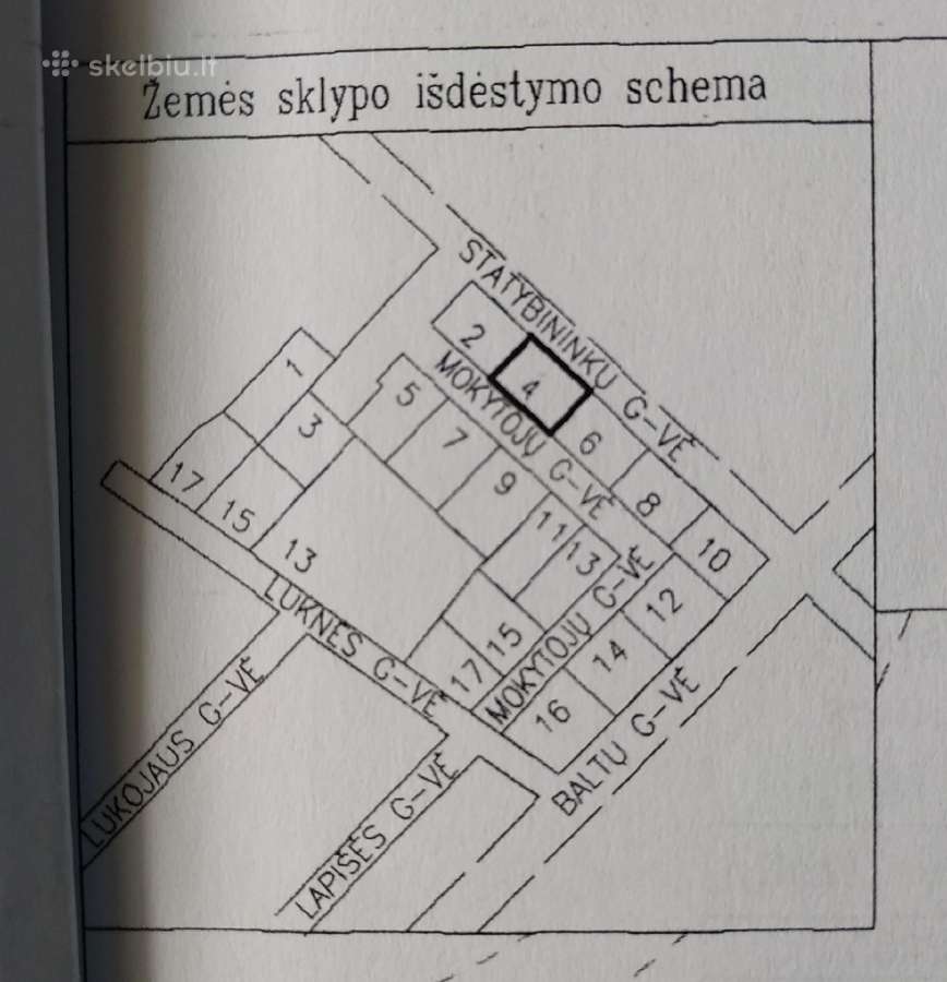 20 a sklypas Mokytojų g. Šiauliai - nuotraukos Nr. 5