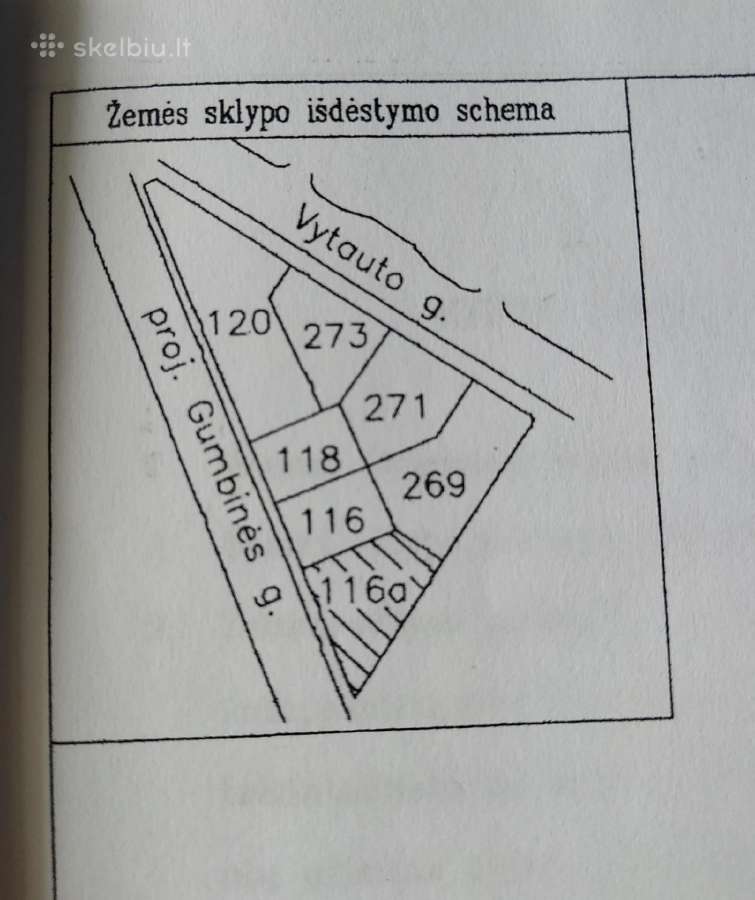 10,7 a sklypas Gumbinės g. Šiauliai - nuotraukos Nr. 2