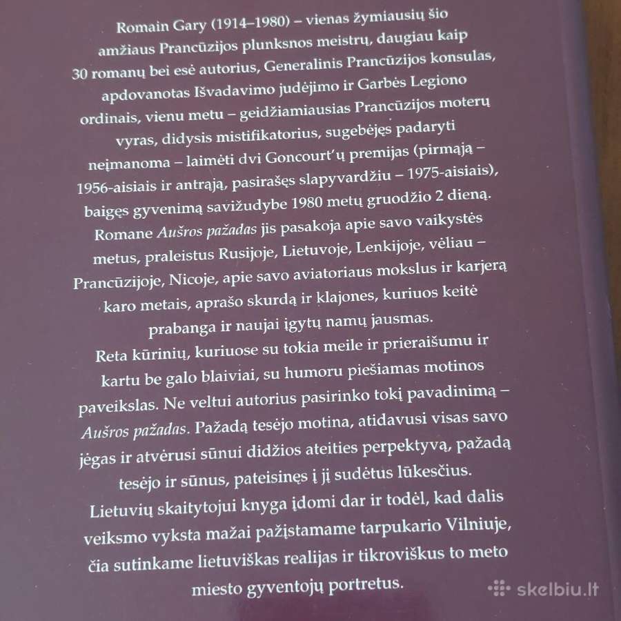 Romain Gary " Aušros pažadas ". - nuotraukos Nr. 7