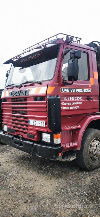 Kroviniu pervežimas, fiskaro, krano nuoma