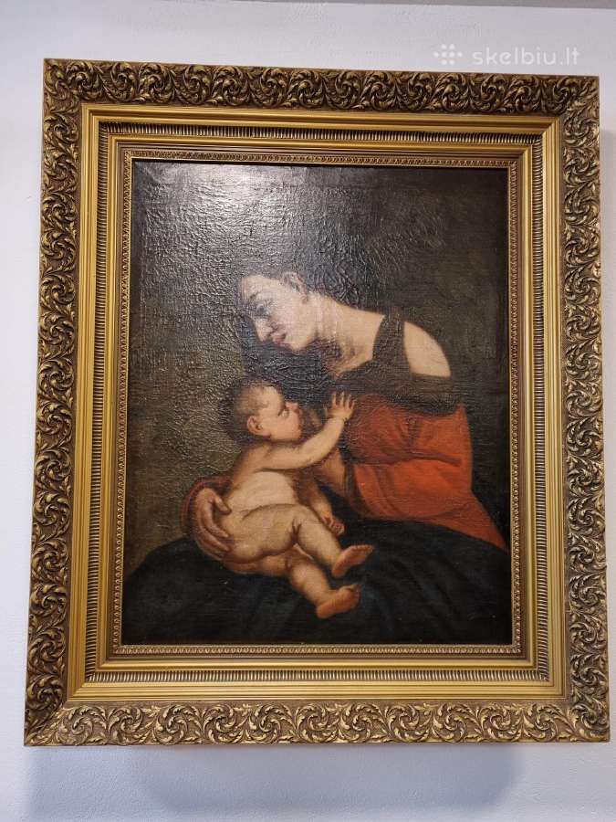 Unikalus 18 am. Paveikslas. Ispanija 112 x 95 cm
