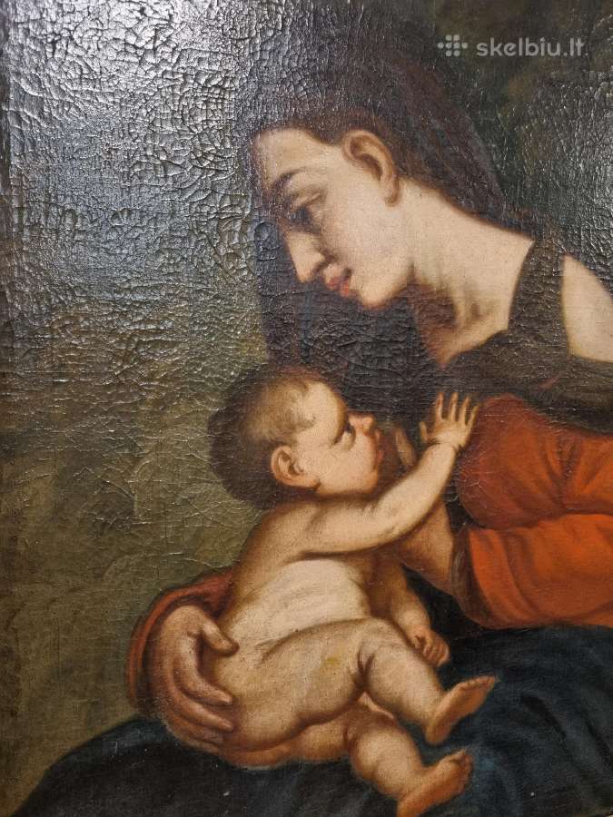 Unikalus 18 am. Paveikslas. Ispanija 112 x 95 cm - nuotraukos Nr. 3