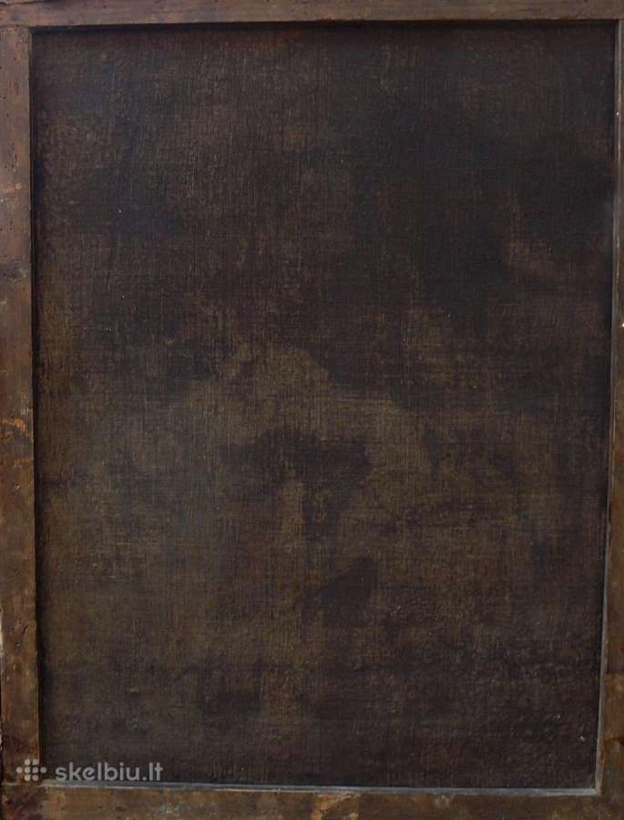 Antikvarinis paveikslas 18 am. 103 x 82 cm. - nuotraukos Nr. 9
