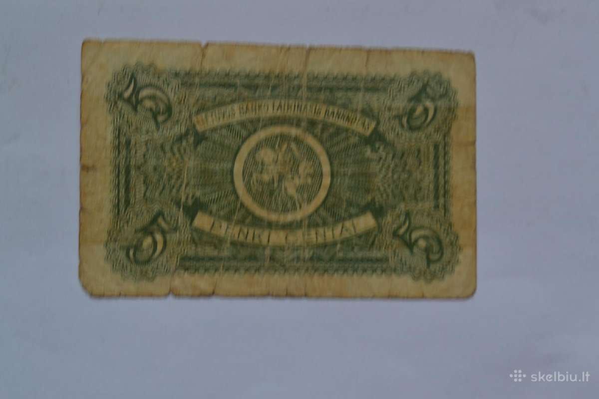 5 Centai 1922 m.laikinasis - nuotraukos Nr. 2