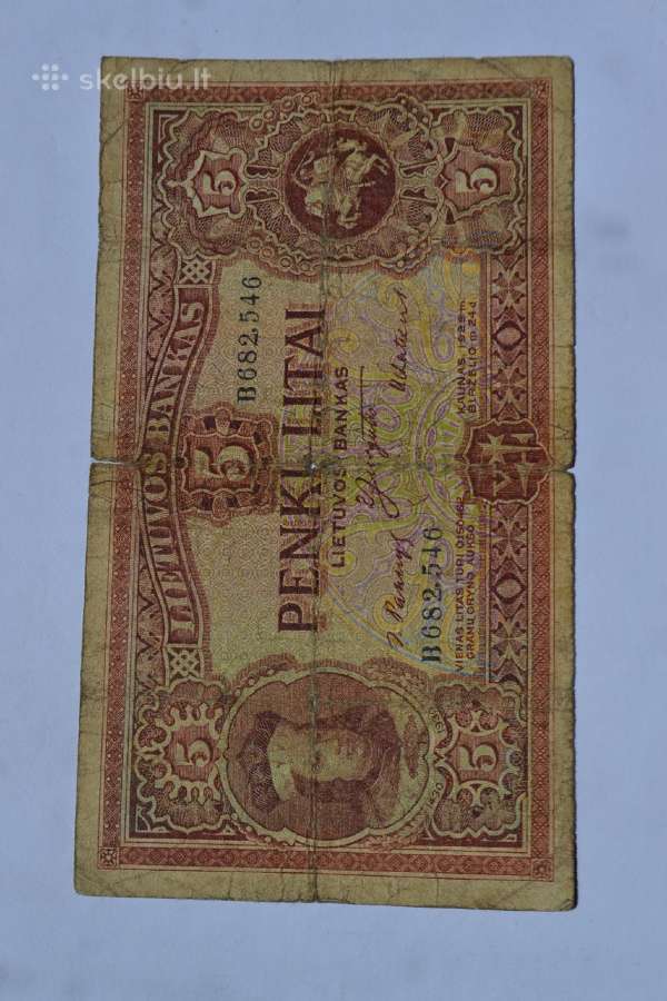 5 litai 1929m.b