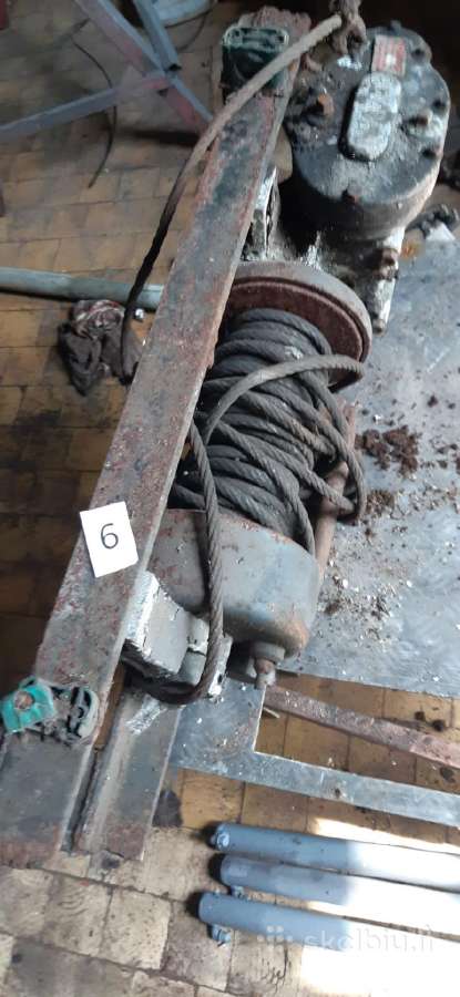 Gervė rankinė 12v , 24v elektrinė , hidraulinė
