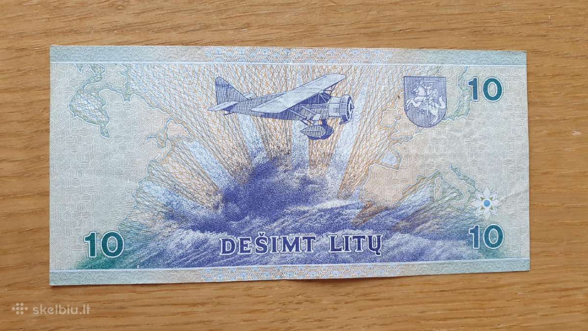 1997 metų 10 litų - nuotraukos Nr. 2