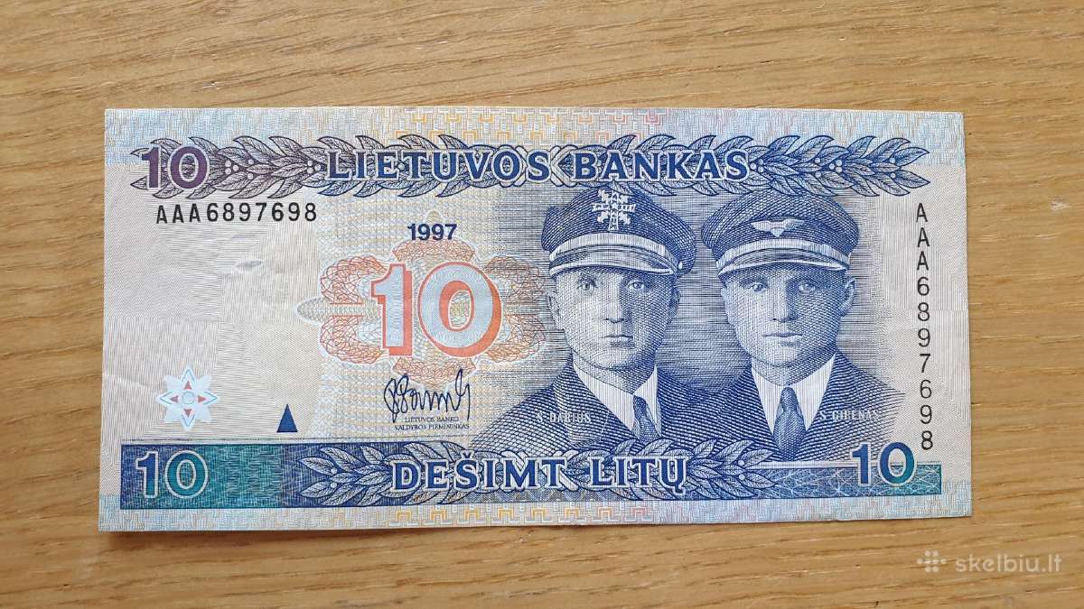1997 metų 10 litų