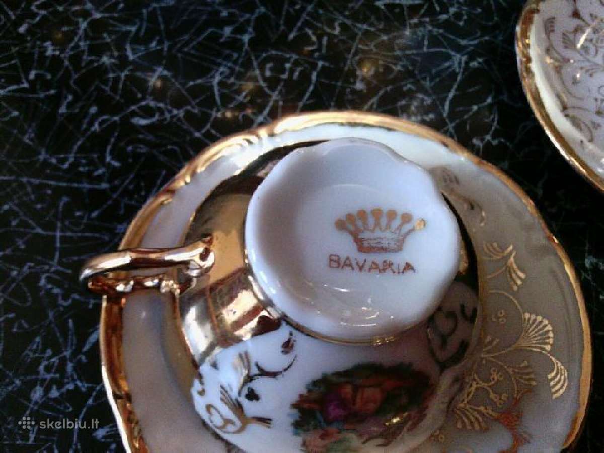 Kavos porceleno servizas Bavaria - nuotraukos Nr. 8