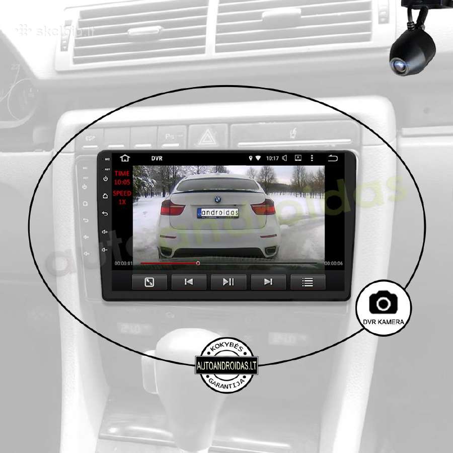 Audi A4 B6 B7 2002-08 Android multimedia GPS/WiFi - nuotraukos Nr. 8