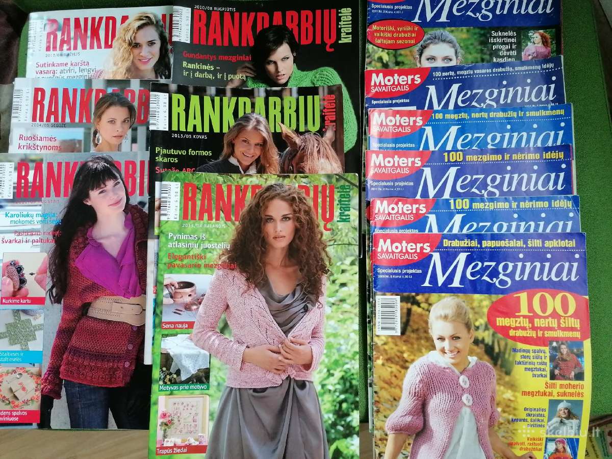Žurnalai rankdarbiai, nerimas, mezgimas - nuotraukos Nr. 7