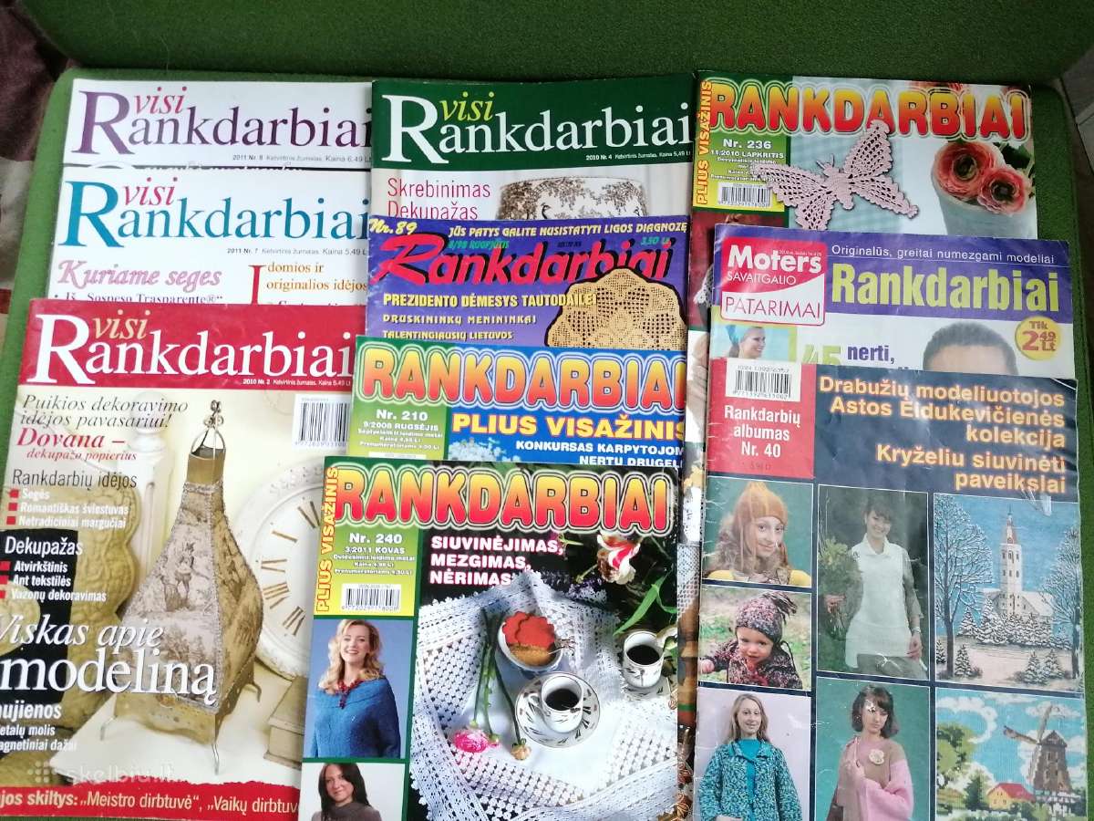 Žurnalai rankdarbiai, nerimas, mezgimas - nuotraukos Nr. 8