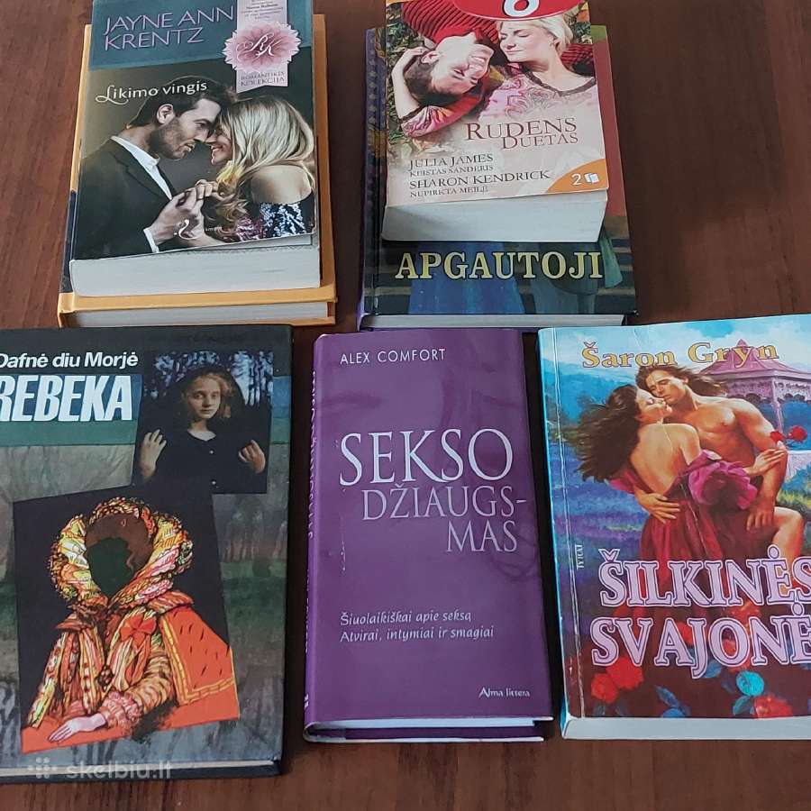 Parduodu 7 knygas .Įdomios knygos .