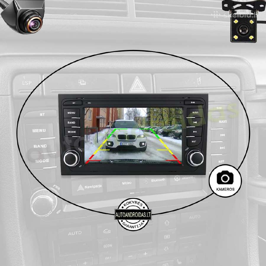 Audi A4 B6 B7 2002-08 Symphony Android multimedia - nuotraukos Nr. 7